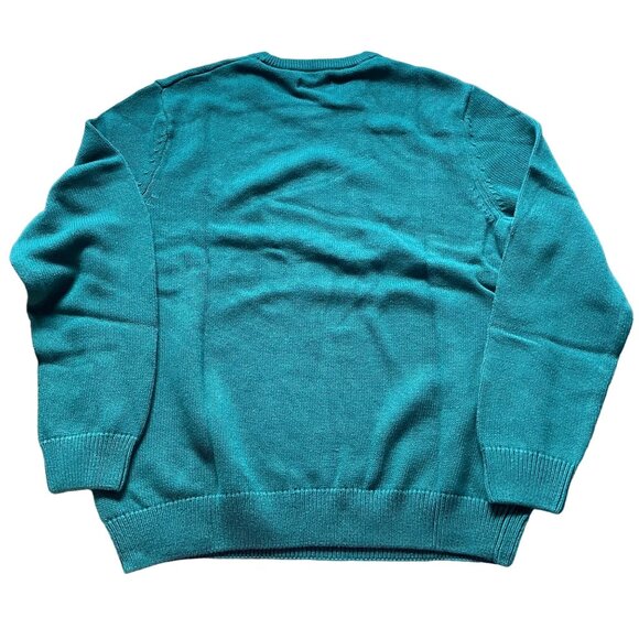 Mens Chaps Crewneck Pullover Sweater Grean XL u New With Tags - Picture 7 of 13